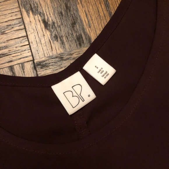 BP maroon high low chiffon tank - Picture 2 of 3